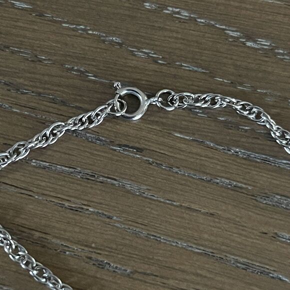 Silver Tone Owl Necklace Jointed Costume Fashion Estate Jewelry - Picture 4 of 7